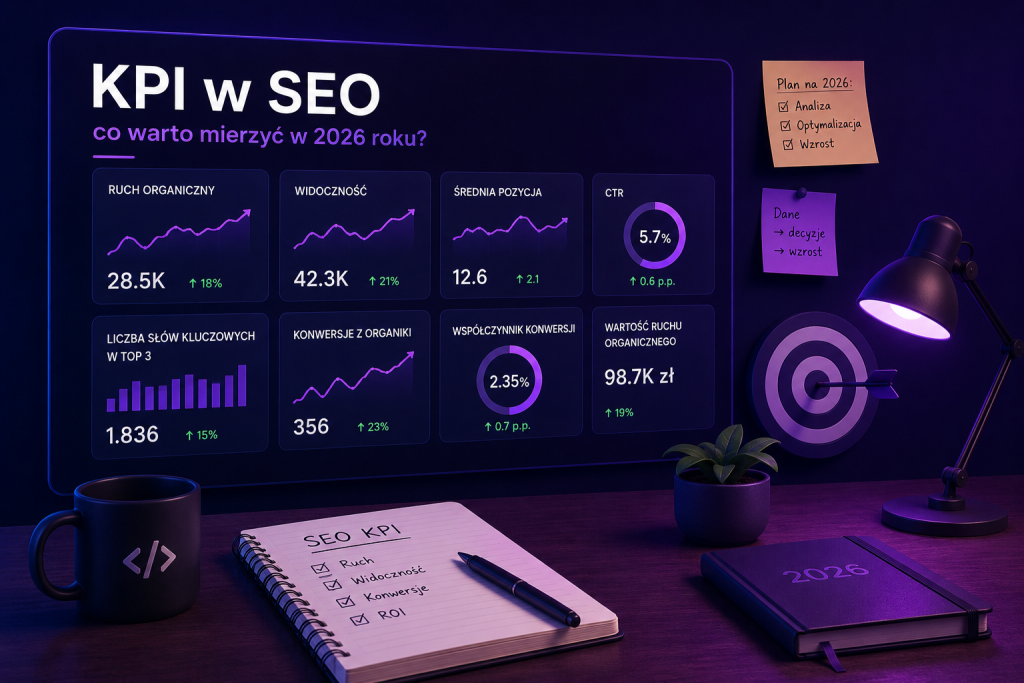 KPI w SEO – co warto mierzyć w 2026 roku?