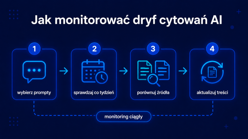 dryft cytowań AI