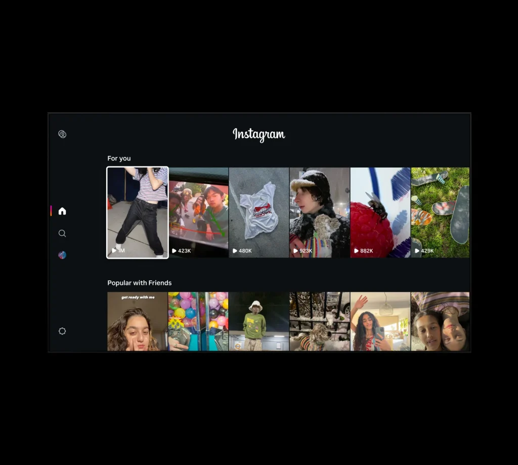 Instagram na telewizorze: Instagram for TV trafia na Samsung TV. Co to oznacza dla marek?