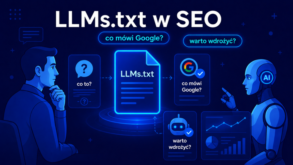 LLMs.txt w SEO: czym jest, co mówi Google i czy warto wdrożyć plik dla AI?