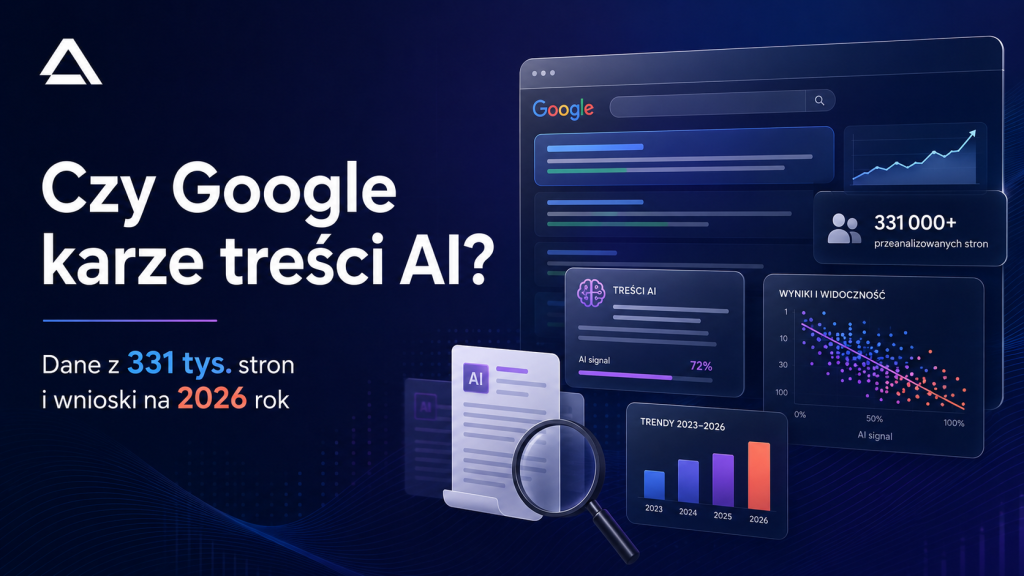 Czy Google karze treści AI? Dane z 331 tys. stron i wnioski na 2026 rok